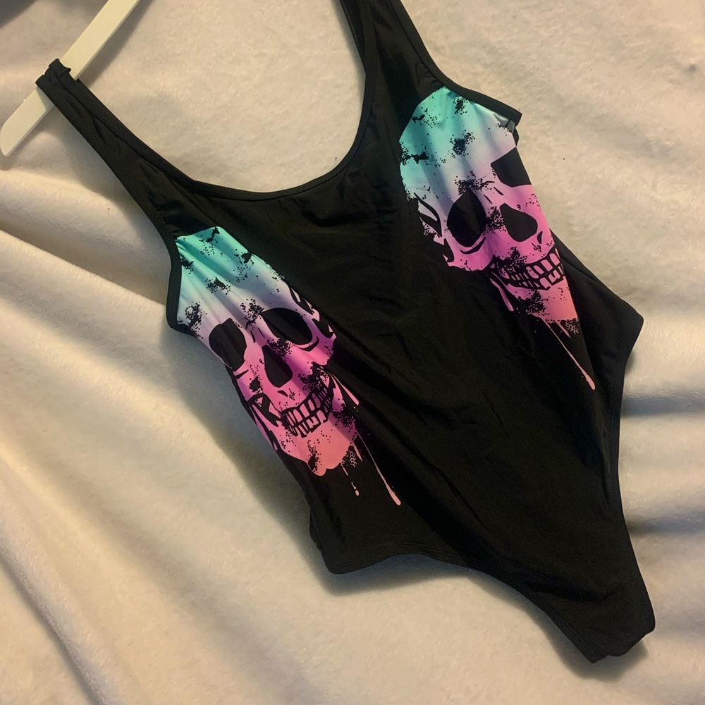 Skull One-Piece Swimsuit